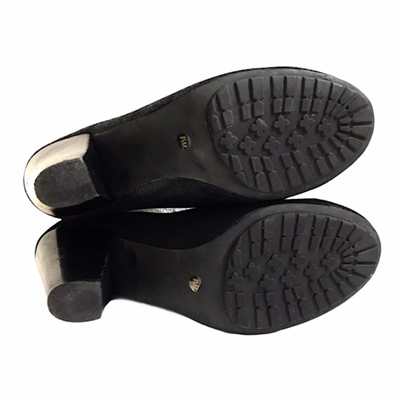 MICHAEL KORS Burnished Leather Moto Ankle Boots - Picture 7 of 10